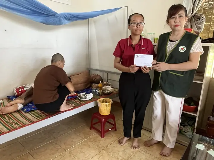 Thăm và hỗ trợ bệnh nhân nghèo Ngô Định – ảnh 2